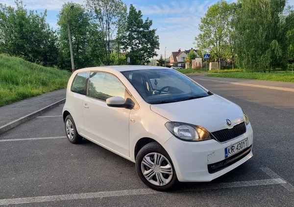 samochody osobowe Skoda Citigo cena 18999 przebieg: 131110, rok produkcji 2014 z Katowice